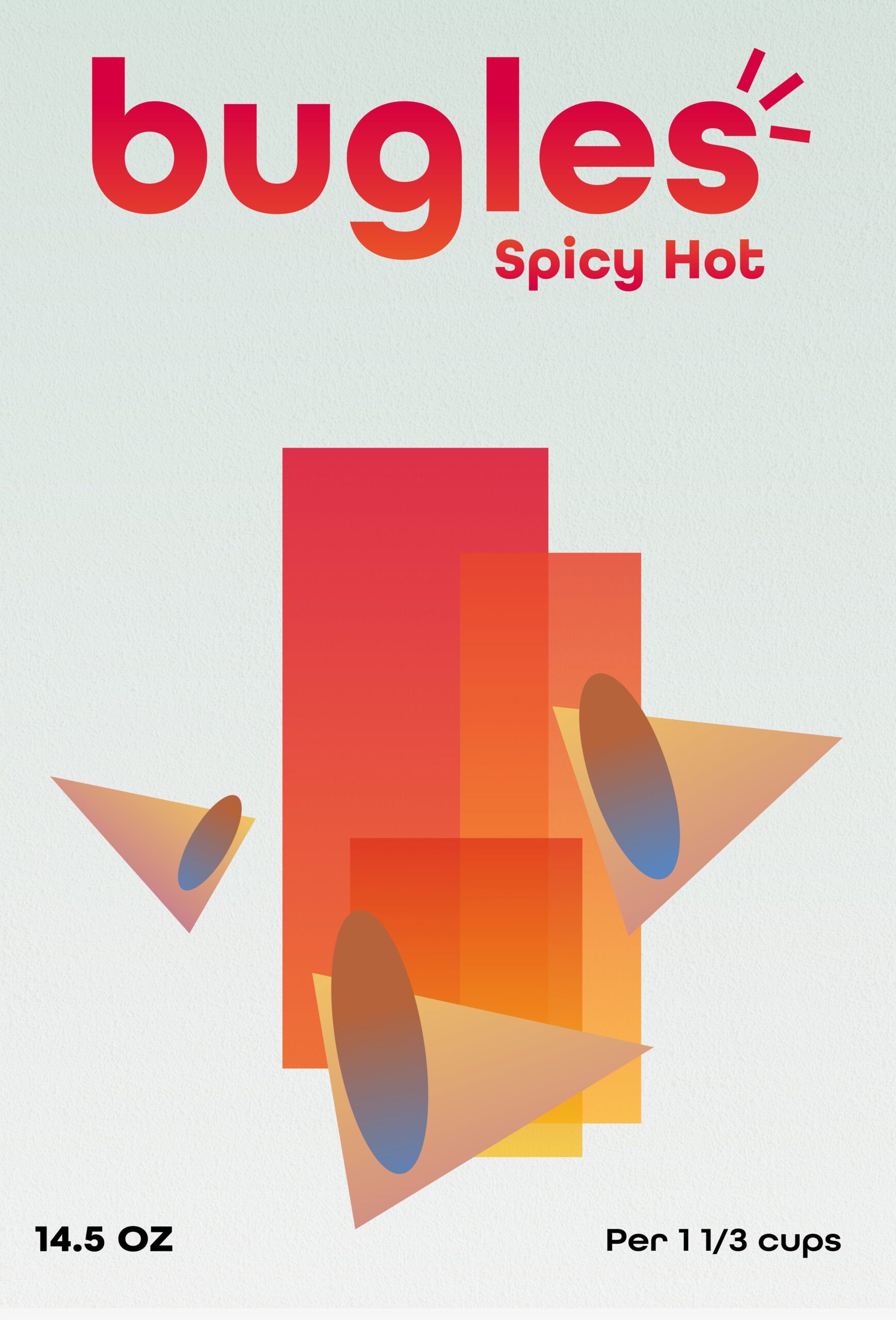bugles spicy hot bag